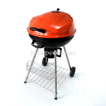 Griglia per barbecue a carbone 22,5 pollici arancione